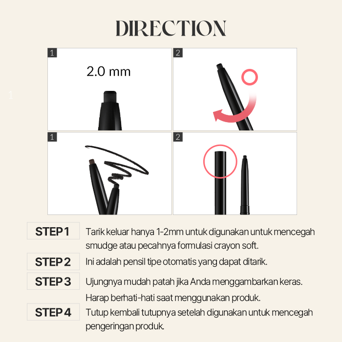 PERFECT SLIM EYE PENCIL (2 warna)