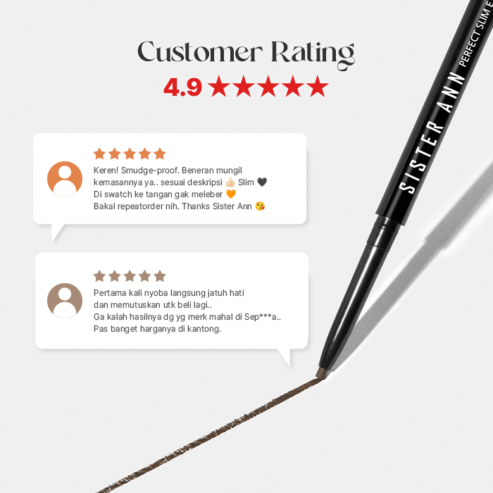 PERFECT SLIM EYE PENCIL (2 warna)
